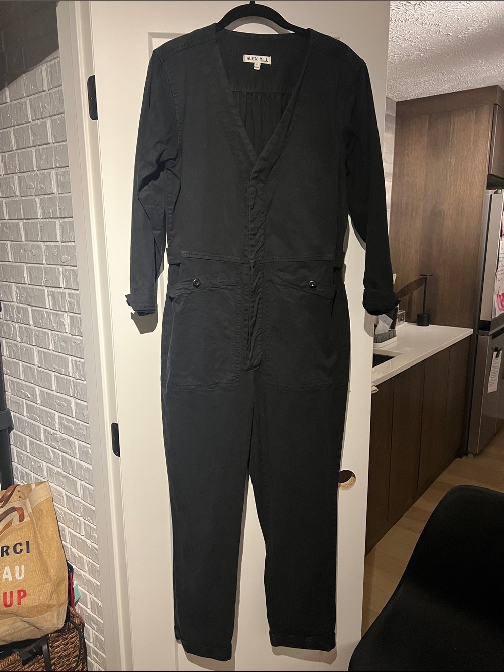 Alex Mill Black Utility Jumpsuit